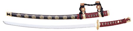 Ceremonial Samurai Sword - Red
