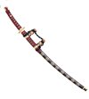 Ceremonial Samurai Sword - Red (UC1108)