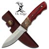 Nóż Elk Ridge Fixed Blade Burl Pakkawood