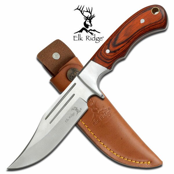 Nóż Elk Ridge Pakkawood Fixed Blade