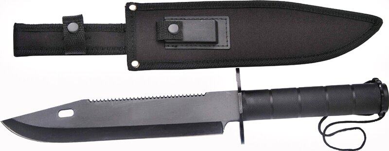 Nóż Master Cutlery Survival Knife Black