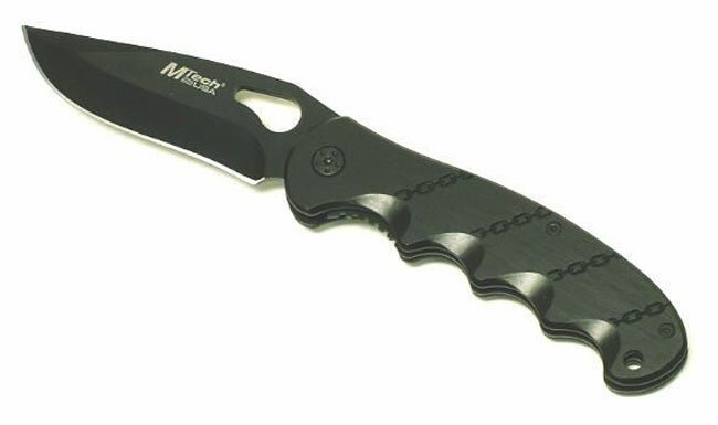 Nóż składany M-Tech Black Aluminium Folder